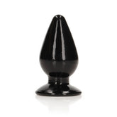REALROCK Crystal Clear (9 cm) – Suction Cup Anal Plug Black Butt Plugs